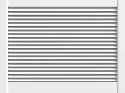 ClassenLamellentür Weiß 39,5 cm x 59,4 cm x 2,1 cm