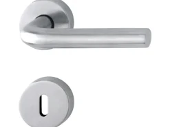 CMI Rosetten-Garnitur L-Form Edelstahl matt 38 mm - 42 mm