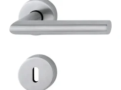 CMI Rosetten-Garnitur Winkel-Form Edelstahl matt 38 mm - 42 mm