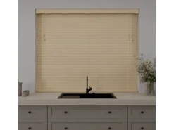 Cocoon Home Concepts Holz Jalousien 130 x 175 50mm Lamellen Naturel