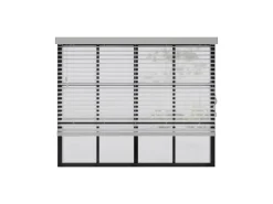 Cocoon Home Concepts Holz Jalousien 180 x 175 50mm Lamellen Weiß