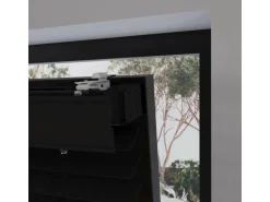 Cocoon Home Concepts Holz Jalousien 70 x 240 50mm Lamellen Schwarz