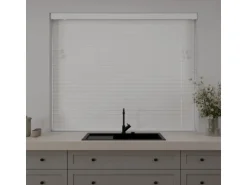 Cocoon Home Concepts Holz Jalousien 140 x 240 50mm Lamellen Weiß