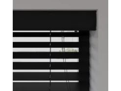 Cocoon Home Concepts Holz Jalousien 140 x 175 50mm Lamellen Schwarz