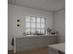 Cocoon Home Concepts Holz Jalousien 210 x 240 50mm Lamellen Weiß