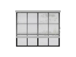 Cocoon Home Concepts Holz Jalousien 220 x 175 50mm Lamellen Weiß