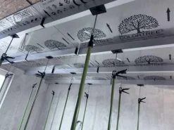 Colortree Akustikpaneele Wandpaneele Schwarz Metall Wasserdicht Akustik Dämmend 4 Stück Ungefähr 260x16,5cm