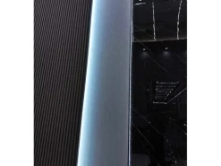 Colortree Akustikpaneele Wandpaneele Schwarz Metall Wasserdicht Akustik Dämmend 4 Stück Ungefähr 260x16,5cm