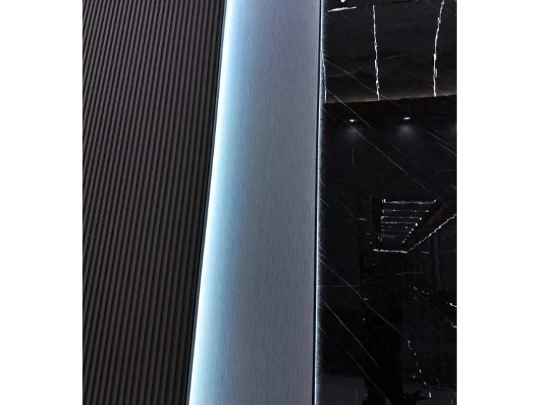 Colortree Akustikpaneele Wandpaneele Hellgrau Gemasert Wasserdicht Akustik Dämmend 4 Stück Ungefähr 260x16,5cm