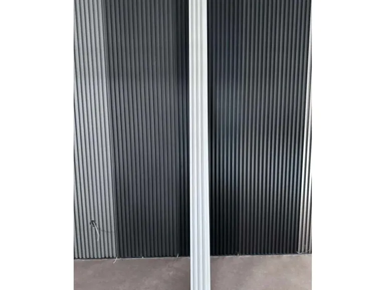 Colortree Akustikpaneele Wandpaneele Hellgrau Gemasert Wasserdicht Akustik Dämmend 4 Stück Ungefähr 260x16,5cm