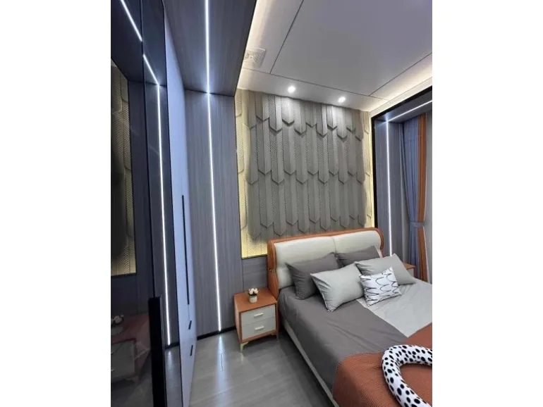 Colortree Akustikpaneele Wandpaneele Hellgrau Gemasert Wasserdicht Akustik Dämmend 4 Stück Ungefähr 260x16,5cm