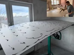 Colortree Akustikpaneele Wandpaneele Grau Gemasert Wasserdicht Akustik Dämmend 4 Stück Ungefähr 260x16,5cm