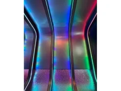 Colortree Akustikpaneele Wandpaneele Silber Metall Optik Wasserdicht Akustik Dämmend 4 Stück Ungefähr 260x16,5cm