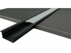 Colortree LED Leiste Aluminium Profil Schwarz Eloxiert 2m U Montageprofil Für 20mm Akustikpaneele Wand Und Deckenpaneele