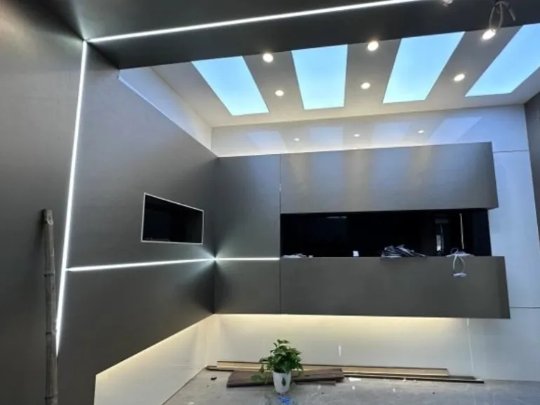 Colortree Wandpaneele Deckenpaneele Weiss Hochglanz Wasserdicht Dämmend ca.260x122cm 8mm Dick