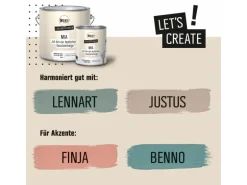 CREATE! by OBI Lieblingsfarben Wandfarbe Mia Kaschmirbeige matt 2,5 l