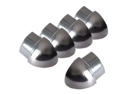 Dalsys Außeneck Fliesenschiene Viertelkreis 5x 12,5mm Edelstahl Poliert