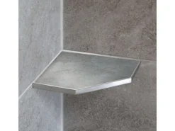 Dalsys Duschablage Befliesbar 200mm x 200mm Edelstahl Silber