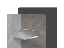 Dalsys Duschablage Befliesbar 200mm x 200mm Edelstahl Silber