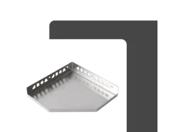 Dalsys Duschablage Befliesbar 200mm x 200mm Edelstahl Silber