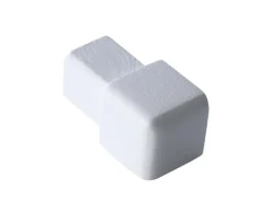 Dalsys Endstück Quadratprofil 8mm Alu Eloxiert Weiß Eckstücke