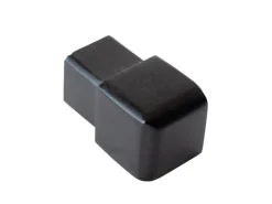 Dalsys Endstück Quadratprofil 12,5mm Alu Eloxiert Schwarz Eckstücke