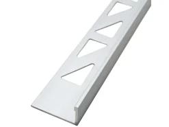Dalsys Fliesenschiene Aluminium 2,5m x 10mm Winkelprofil Chrom