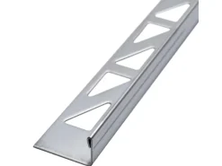 Dalsys Fliesenschiene L-Profil 2,5m x 8mm Edelstahl Poliert Winkelprofil