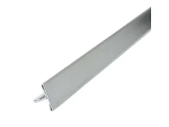 Dalsys Fliesenschiene T-Profil 2,5m x 25mm Edelstahl Gebürstet