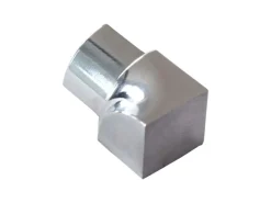 Dalsys Inneneck Fliesenschiene Viertelkreis 10mm Edelstahl Poliert