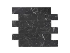 Dalsys Selbstklebende Fliesen 1m² 11 Stück Stein- Marmoroptik Anthrazit