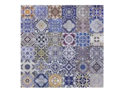 Dalsys Selbstklebende Fliesen 1m² 11 Stück Bunte Ornamente Lissabon