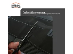 Daprona Firstband Alu 5m x 390mm Anthrazit zuverlässige Abdichtung Dachfirst