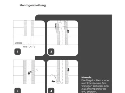 Daprona Firstrolle Alu Super Vent 5m x 390mm Rot Abdichtung Dachfirst