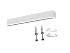 Deco-Raum Gardinenschiene nach Maß 1-Lauf Square Weiß 300cm