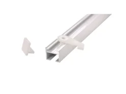 Deco-Raum Gardinenschiene nach Maß 1-Lauf Square Weiß 300cm