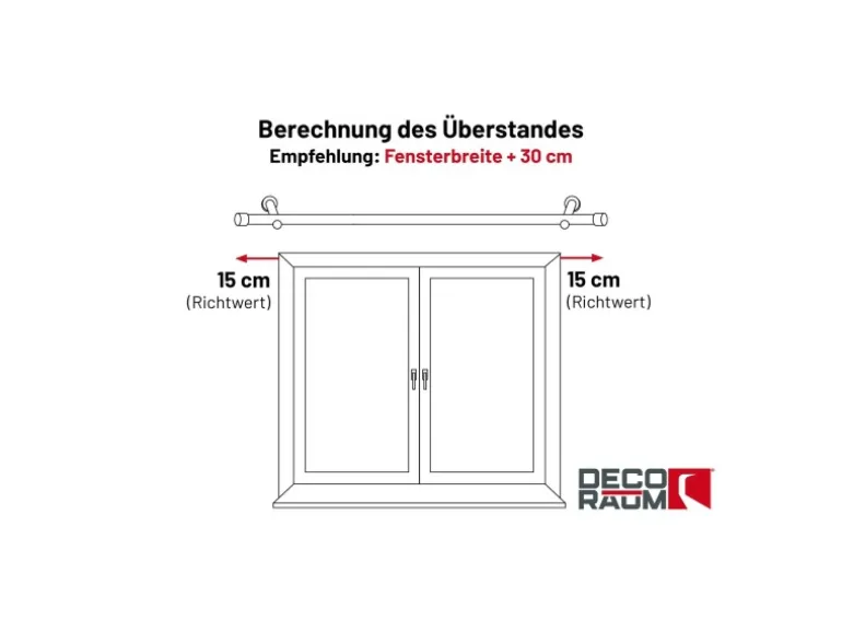 Deco-Raum Gardinenstange nach Maß 1-Lauf Kappe Ø 25mm Edelstahl-optik 220cm