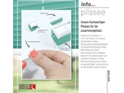 Deco-Raum Plissee Basic ohne Bohren 85x210cm Türkis Blickdicht Klemmfix