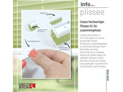 Deco-Raum Plissee Basic ohne Bohren 95x210cm Hellgrün Blickdicht Klemmfix