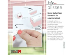 Deco-Raum Plissee Basic ohne Bohren 100x150cm Rosa Blickdicht Klemmfix