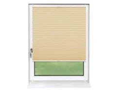 Deco-Raum Plissee Basic ohne Bohren 110x150cm Beige Blickdicht Klemmfix