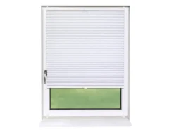 Deco-Raum Plissee Basic ohne Bohren 95x150cm Weiß Blickdicht Klemmfix