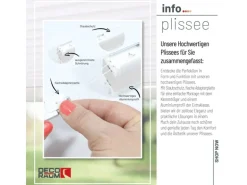 Deco-Raum Plissee Basic ohne Bohren 95x150cm Weiß Blickdicht Klemmfix