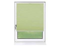 Deco-Raum Plissee Basic ohne Bohren 70x150cm Hellgrün Blickdicht Klemmfix