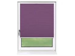 Deco-Raum Plissee Basic ohne Bohren 70x150cm Lila Blickdicht Klemmfix