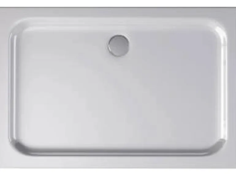 Dein Bau Projekt Duschtasse Rechteck 100 x 80 x 5 cm m. Ablauf, Duschwanne