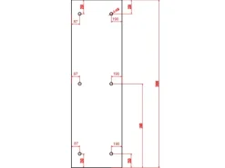 Dein Bau Projekt Glasvordach Model Schwert Grauglas VS-Glas 150 x 90 cm