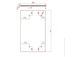 Dein Bau Projekt Glasvordach Zugspitze Klarglas VS-Glas 200 x 120 cm
