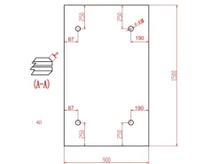 Dein Bau Projekt Glasvordach Olymp Grauglas VS-Glas 150 x 90 cm