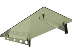 Dein Bau Projekt Glasvordach Model Schwert Klarglas VS-Glas 300 x 120 cm